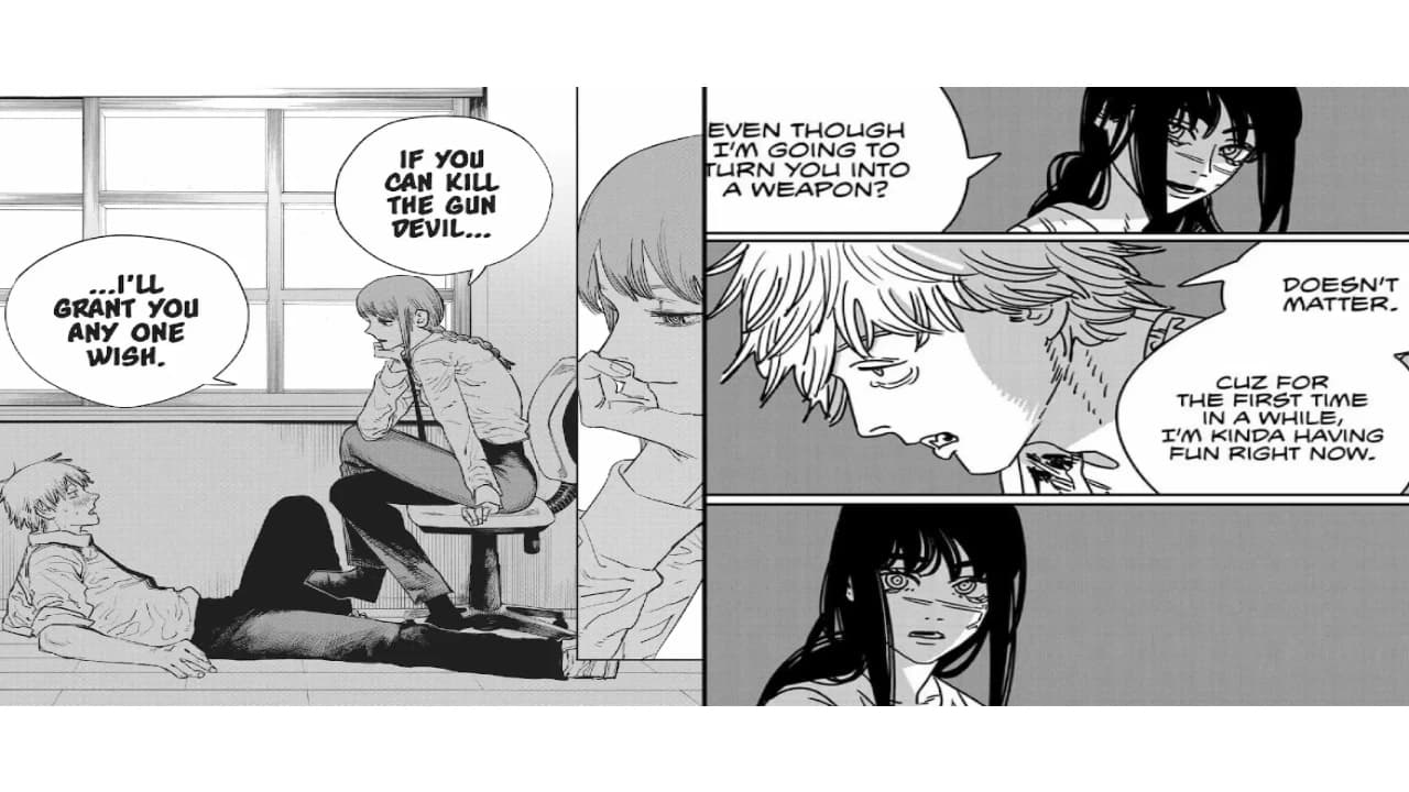 Denji's Reaction and Thoughts