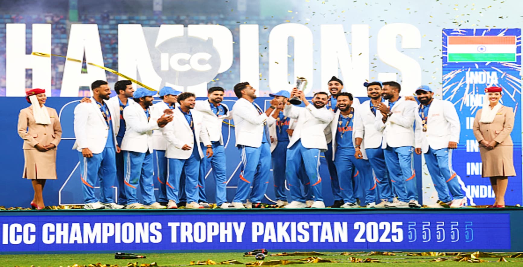India's Champions Trophy Victory: A Historic Triumph Fueled by Spin Mastery and Team Resilience